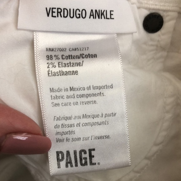 Paige Mid Rise Verdugo Skinny Ankle Jean - Picture 3 of 5